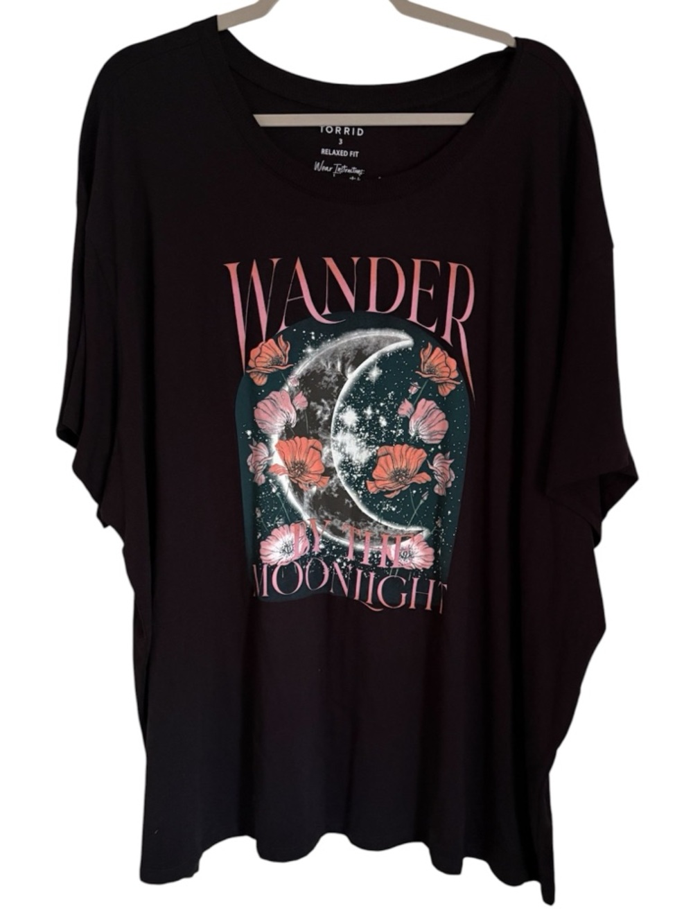 Torrid Relaxed Fit T-Shirt Wander in the Moonlight